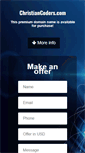 Mobile Screenshot of christiancoders.com